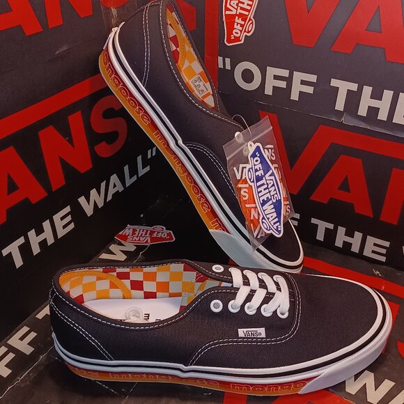 VANS Men's 5.5/Women's 7 Authentic 44 DX Our Legends Mongoose Black/Orange - Picture 1 of 12